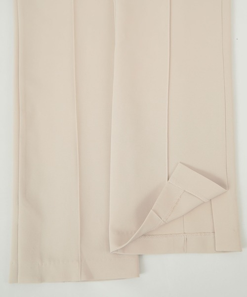 titivate（ティティベイト）の「裾ｽﾘｯﾄﾋﾟﾝﾀｯｸｾﾐﾌﾚｱﾊﾟﾝﾂ（その他パンツ・レディース・ネイビー/イエロー/ライトカーキ/ライトベージュ/ブラック/グレイッシュブルー・S/M/L）」の12枚目の写真