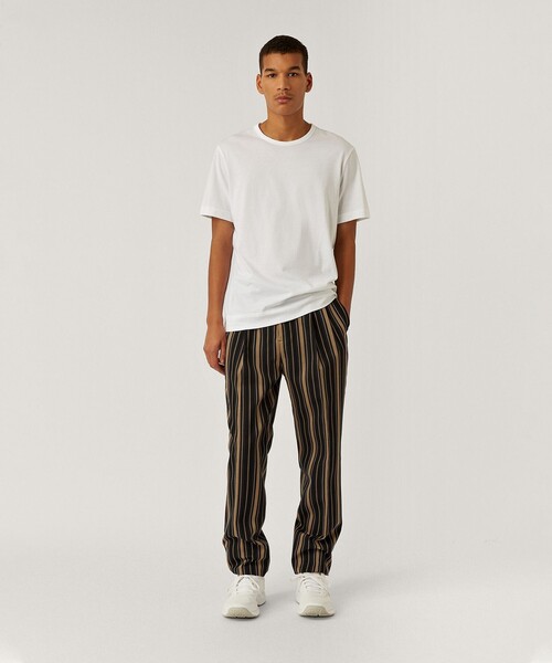 JOSEPH(ジョセフ)の「【GLOBAL LINE】WORSTED WOOL STRIPE(その他パンツ・メンズ・ネイビー系1・46/48)」の1枚目の写真