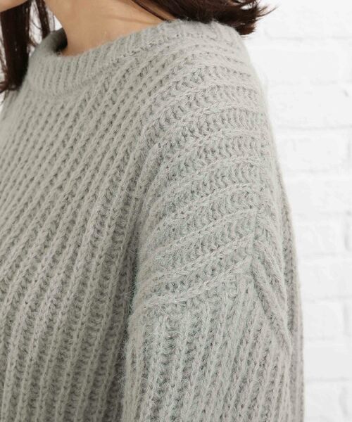 SHOO・LA・RUE（シューラルー）の「◆ふわふわニット（ニット/セーター・レディース・ライトグリーン/ナチュラル/ベビーピンク・00）」の20枚目の写真