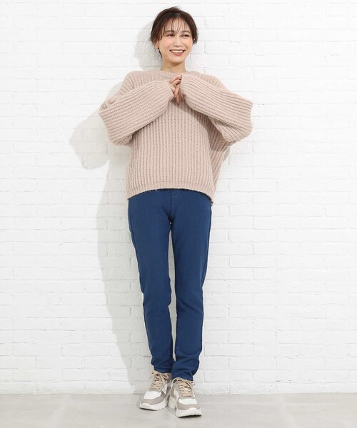 SHOO・LA・RUE（シューラルー）の「◆ふわふわニット（ニット/セーター・レディース・ライトグリーン/ナチュラル/ベビーピンク・00）」の16枚目の写真