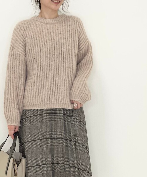 SHOO・LA・RUE（シューラルー）の「◆ふわふわニット（ニット/セーター・レディース・ライトグリーン/ナチュラル/ベビーピンク・00）」の19枚目の写真