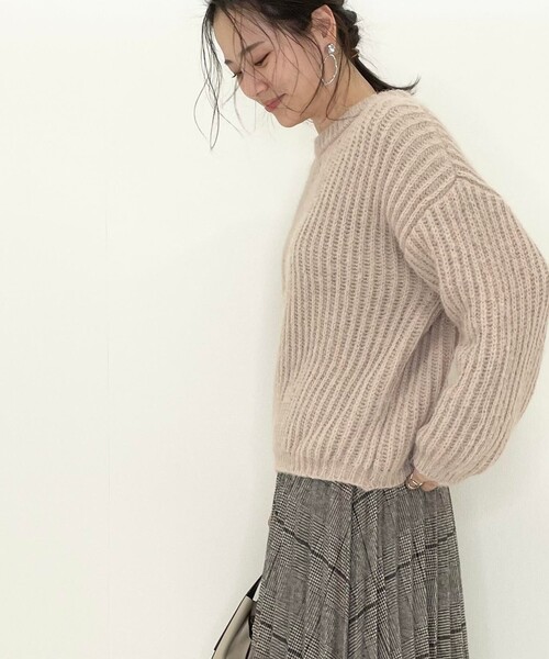 SHOO・LA・RUE（シューラルー）の「◆ふわふわニット（ニット/セーター・レディース・ライトグリーン/ナチュラル/ベビーピンク・00）」の22枚目の写真