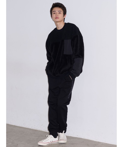 COTORICA（コトリカ）の「プードルボアスイッチプルオーバー（Tシャツ/カットソー・メンズ・ブラック/ベージュ/ブラウン・MEDIUM/LARGE）」の9枚目の写真