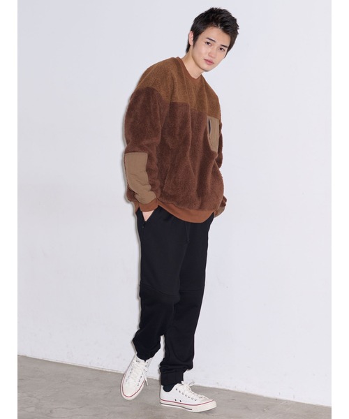 COTORICA（コトリカ）の「プードルボアスイッチプルオーバー（Tシャツ/カットソー・メンズ・ブラック/ベージュ/ブラウン・MEDIUM/LARGE）」の11枚目の写真