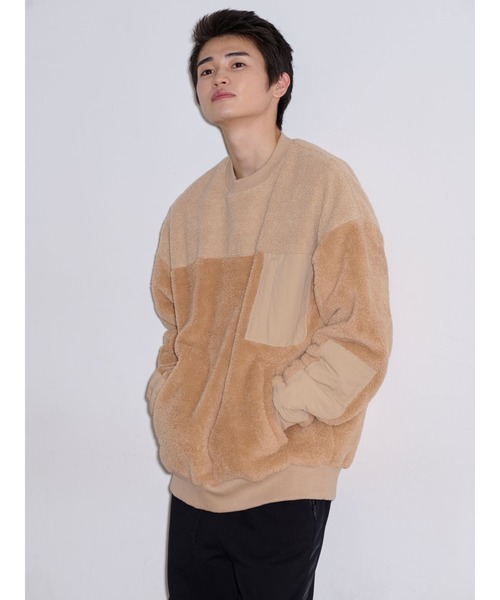 COTORICA（コトリカ）の「プードルボアスイッチプルオーバー（Tシャツ/カットソー・メンズ・ブラック/ベージュ/ブラウン・MEDIUM/LARGE）」の13枚目の写真