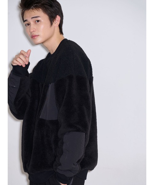 COTORICA（コトリカ）の「プードルボアスイッチプルオーバー（Tシャツ/カットソー・メンズ・ブラック/ベージュ/ブラウン・MEDIUM/LARGE）」の7枚目の写真