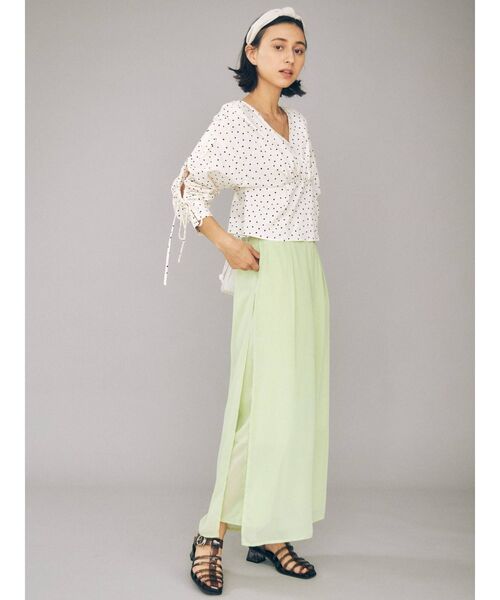 MERCURYDUO(マーキュリーデュオ)の「リネンカチューシャ(カチューシャ・レディース・ブラック/ベージュ・FREE)」の7枚目の写真