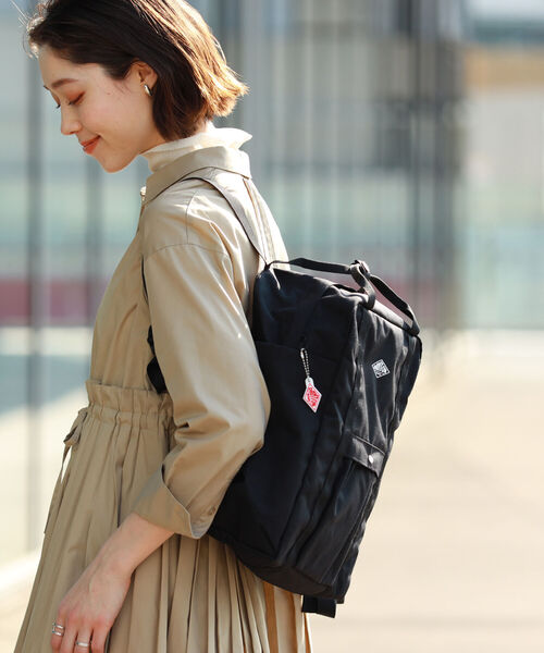 Ray BEAMS(レイビームス)の「【WEB限定】DANTON / CORDURA バックパック(バックパック/リュック・レディース・ブラック・ONE SIZE)」の2枚目の写真