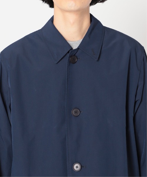 EDIFICE(エディフィス)の「ライトウェイト ステンカラー コート(ステンカラーコート・メンズ・ブラック/ナチュラル/グリーン/ネイビー・SMALL/MEDIUM/LARGE/X-LARGE)」の11枚目の写真