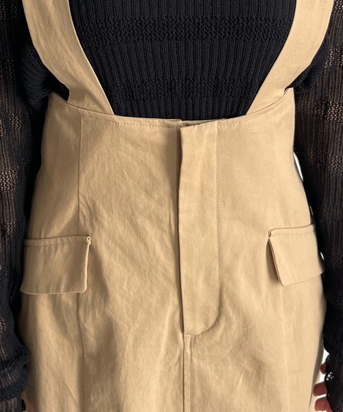 CAPRICIEUX LE'MAGE(カプリシューレマージュ)の「ハイウエストマーメイドジャンスカ(スカート・レディース・ブラック/ベージュ・FREE)」の8枚目の写真