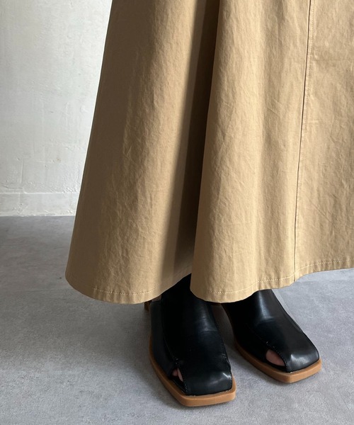 CAPRICIEUX LE'MAGE(カプリシューレマージュ)の「ハイウエストマーメイドジャンスカ(スカート・レディース・ブラック/ベージュ・FREE)」の11枚目の写真