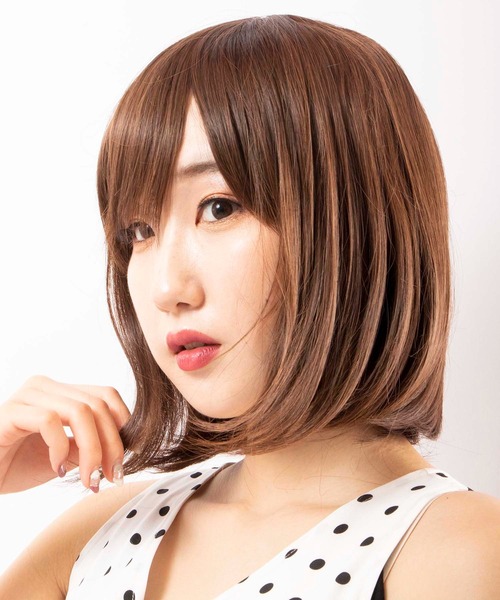 FUNALIVE(ファンアライブ)の「耐熱 ショートボブ つむじ人工肌 フルウィッグ(ウィッグ・レディース・その他1/C/D/F/G/H/I/J/K/L/M/N/P/Q/R/S/T/U/X/W/Y/Z・FREE)」の1枚目の写真