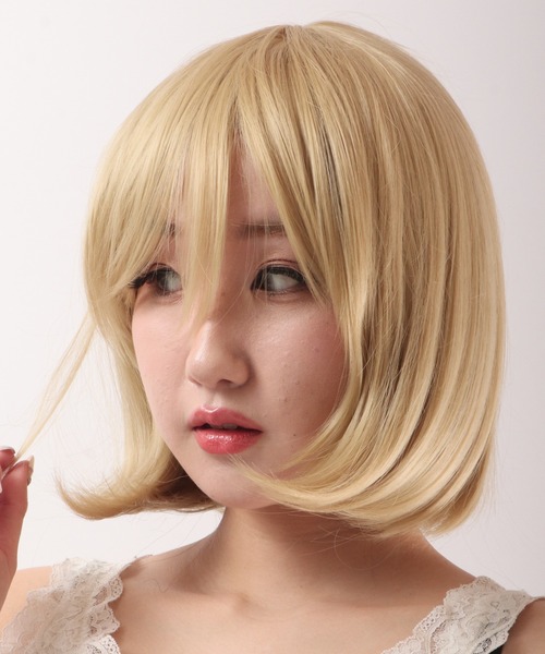 FUNALIVE(ファンアライブ)の「耐熱 ショートボブ つむじ人工肌 フルウィッグ(ウィッグ・レディース・その他1/C/D/F/G/H/I/J/K/L/M/N/P/Q/R/S/T/U/X/W/Y/Z・FREE)」の8枚目の写真