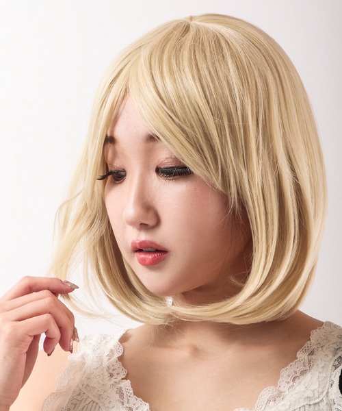 FUNALIVE(ファンアライブ)の「耐熱 ショートボブ つむじ人工肌 フルウィッグ(ウィッグ・レディース・その他1/C/D/F/G/H/I/J/K/L/M/N/P/Q/R/S/T/U/X/W/Y/Z・FREE)」の9枚目の写真