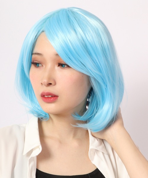 FUNALIVE(ファンアライブ)の「耐熱 ショートボブ つむじ人工肌 フルウィッグ(ウィッグ・レディース・その他1/C/D/F/G/H/I/J/K/L/M/N/P/Q/R/S/T/U/X/W/Y/Z・FREE)」の22枚目の写真
