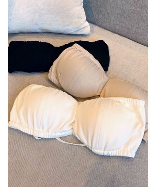 RESEXXY（リゼクシー）の「ベーシックブラトップ（キャミソール・レディース・ホワイト/ブラック/ベージュ・FREE）」の2枚目の写真