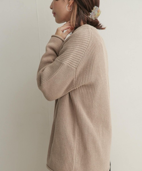 URBAN RESEARCH DOORS（アーバンリサーチドアーズ）の「ローゲージカーディガン（カーディガン/ボレロ・レディース・ベージュ/ピンク/アイボリー・1）」の20枚目の写真