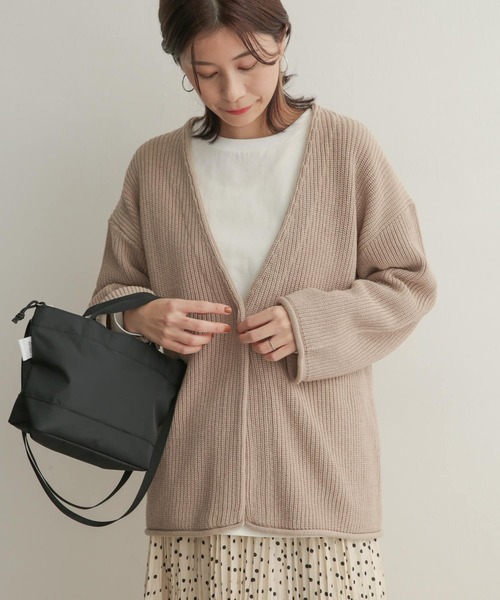 URBAN RESEARCH DOORS（アーバンリサーチドアーズ）の「ローゲージカーディガン（カーディガン/ボレロ・レディース・ベージュ/ピンク/アイボリー・1）」の22枚目の写真