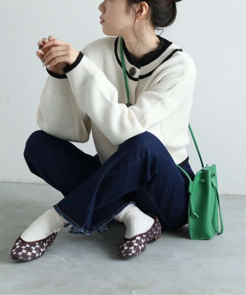 RAY CASSIN(レイカズン)の「S/M展開 リラックスストレートヘムフリンジデニム(その他パンツ・レディース・ブラック/ベージュ/インディゴブルー・SMALL/MEDIUM)」の17枚目の写真