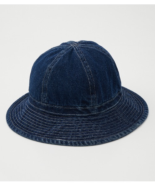 AZUL by moussy（アズールバイマウジー）の「DENIM METRO HAT/デニムメトロハット（ハット・メンズ・ブルー・FREE）」の3枚目の写真
