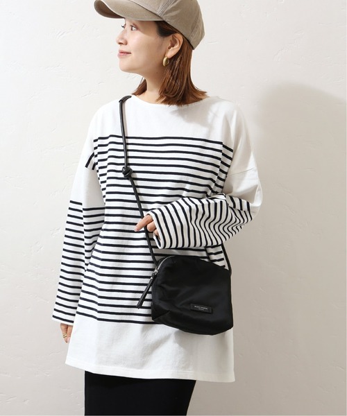 JOURNAL STANDARD（ジャーナルスタンダード）の「コットンボーダーワイドプルオーバー（Tシャツ/カットソー・レディース・ブラック/ネイビー/オレンジ/ブルー・FREE）」の17枚目の写真