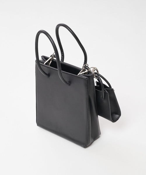 SPIRALGIRL（スパイラルガール）の「スクエアBAG（ショルダーバッグ・レディース・ホワイト/ブラック・FREE）」の9枚目の写真