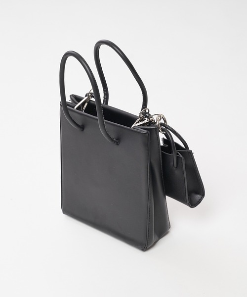 SPIRALGIRL（スパイラルガール）の「スクエアBAG（ショルダーバッグ・レディース・ホワイト/ブラック・FREE）」の15枚目の写真