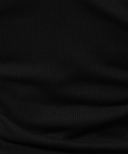 BARNYARDSTORM（バンヤードストーム）の「BARNYARDSTORM / シルク混リブタンク（タンクトップ・レディース・ホワイト/ブラック/ネイビー/カーキ・1/0）」の15枚目の写真