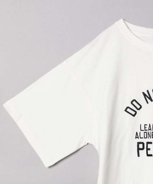 JEANASIS（ジーナシス）の「アソートカレッジTEE/273610（Tシャツ/カットソー・レディース・ホワイト/ピンク/ホワイト系その他/スミクロ・FREE）」の7枚目の写真