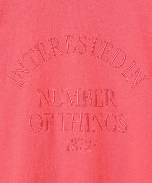 JEANASIS（ジーナシス）の「アソートカレッジTEE/273610（Tシャツ/カットソー・レディース・ホワイト/ピンク/ホワイト系その他/スミクロ・FREE）」の16枚目の写真