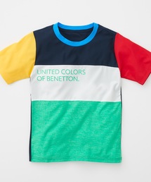 【BENETTON / ベネトン】キッズカラーブロックTシャツ