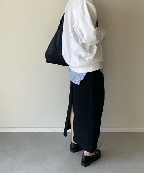 y/m by misato（イムバイミサト）の「総針タイトスカート（スカート・レディース・ブラック/グリーン/レッド・FREE）」の8枚目の写真