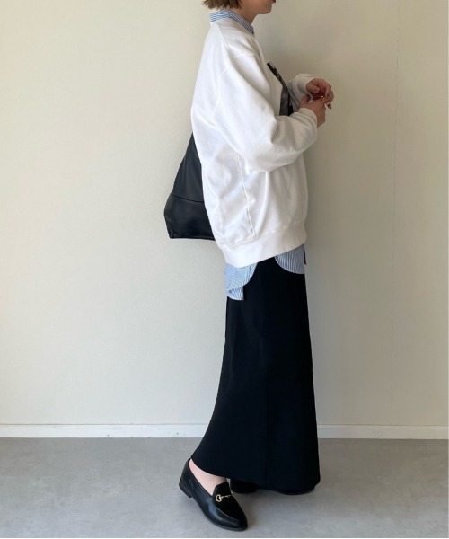 y/m by misato（イムバイミサト）の「総針タイトスカート（スカート・レディース・ブラック/グリーン/レッド・FREE）」の6枚目の写真