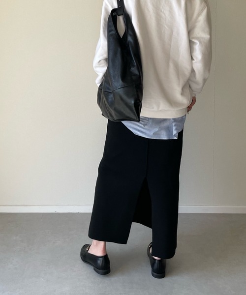 y/m by misato（イムバイミサト）の「総針タイトスカート（スカート・レディース・ブラック/グリーン/レッド・FREE）」の9枚目の写真