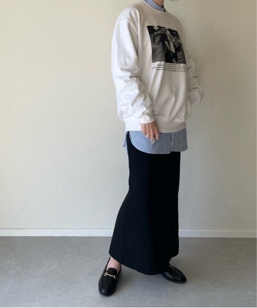 y/m by misato（イムバイミサト）の「総針タイトスカート（スカート・レディース・ブラック/グリーン/レッド・FREE）」の5枚目の写真