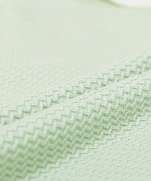 Julia Boutique(ジュリアブティック)の「襟付きフロントオープンニットトップス/22012(ニット/セーター・レディース・ブラック/ベージュ/ミント・ONE)」の6枚目の写真