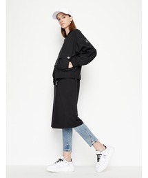 ARMANI EXCHANGE | 【A|X アルマーニ エクスチェンジ】A|Xロゴパッチ　ボンバージャケット（リサイクルポリエステル）(ブルゾン)