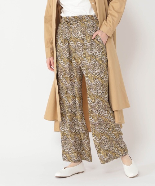 studio CLIP（スタディオクリップ）の「小花ジョーゼットパンツ