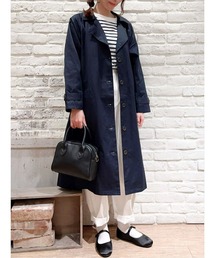 Samansa Mos2 | 【花粉ブロック】ゆるトレンチ風コート(トレンチコート)