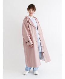 Samansa Mos2 | 【花粉ブロック】ゆるトレンチ風コート(トレンチコート)