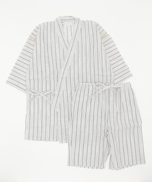 メンズ 綿麻甚平 S/M/L/LL/3L/4L（浴衣）｜KIMONOMACHI（キモノマチ）