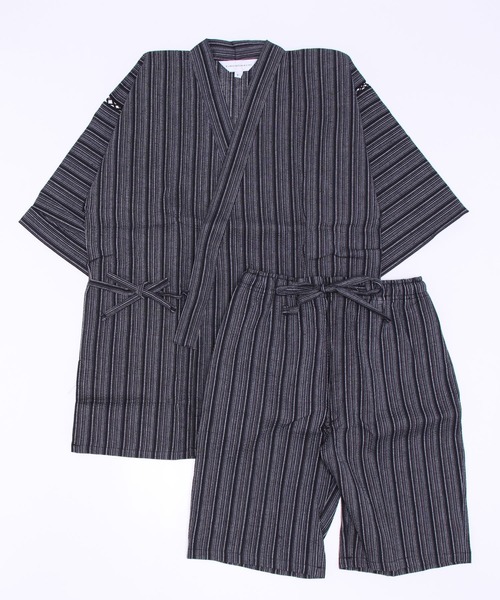 メンズ 綿麻甚平 S/M/L/LL/3L/4L（浴衣）｜KIMONOMACHI（キモノマチ）