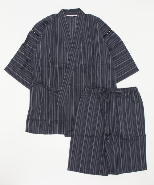 メンズ 綿麻甚平 S/M/L/LL/3L/4L（浴衣）｜KIMONOMACHI（キモノマチ）