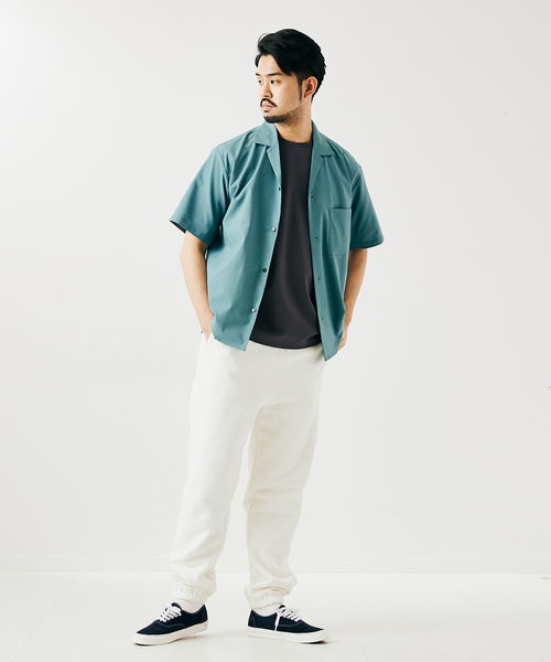 417 EDIFICE(フォーワンセブンエディフィス)の「【Reflax / リフラクス】オープンカラーシャツ(シャツ/ブラウス・メンズ・グレー/グレー系その他/ベージュ/グリーン/ネイビー/イエロー・SMALL/MEDIUM/LARGE/X-LARGE)」の20枚目の写真