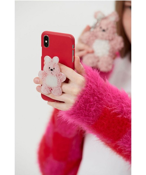 KIRSH(キルシー)の「KIRSH WITTY BUNNY GRIPTOK LS/キルシーウィッティバニーグリップトック(スマホグッズ・レディース・ピンク・ONE SIZE)」の10枚目の写真