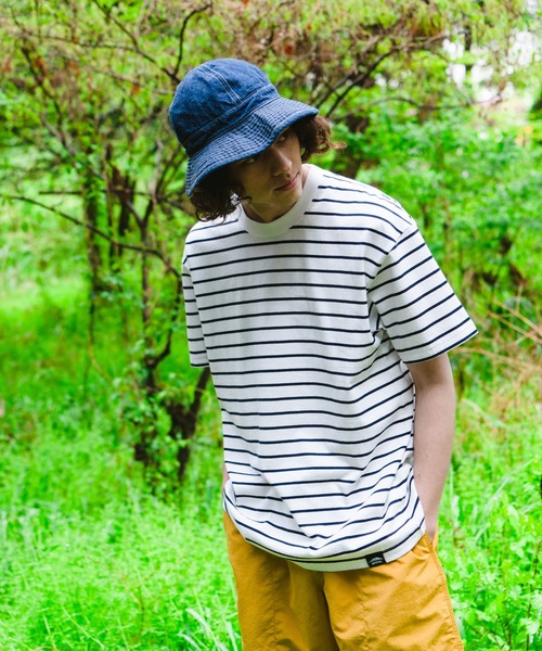 OUTDOOR PRODUCTS APPAREL（アウトドアプロダクツアパレル）の「ヘビーオンス　ボーダーTシャツ（Tシャツ/カットソー・メンズ・ブラック/ネイビー・X-LARGE/MEDIUM/LARGE）」の14枚目の写真
