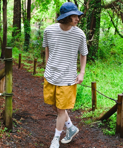 OUTDOOR PRODUCTS APPAREL（アウトドアプロダクツアパレル）の「ヘビーオンス　ボーダーTシャツ（Tシャツ/カットソー・メンズ・ブラック/ネイビー・X-LARGE/MEDIUM/LARGE）」の18枚目の写真