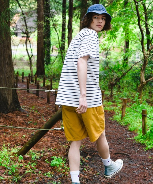 OUTDOOR PRODUCTS APPAREL（アウトドアプロダクツアパレル）の「ヘビーオンス　ボーダーTシャツ（Tシャツ/カットソー・メンズ・ブラック/ネイビー・X-LARGE/MEDIUM/LARGE）」の17枚目の写真