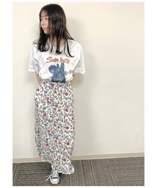 セール 小花柄 皺加工プリーツスカート スカート A Lot Of Love ア ロット オブ ラブ のファッション通販 Zozotown