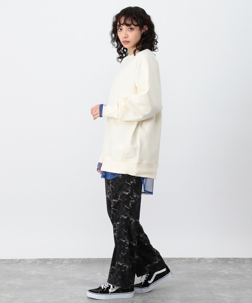 OFAKIND(オフアカインド)の「OFAKIND / BIGシルエットプルオーバー(Tシャツ/カットソー・レディース・オフホワイト/グレー/モカ・0/1/2)」の19枚目の写真